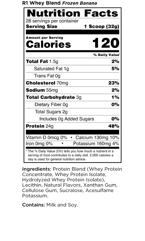 R1 WHEY BLEND - 2LB