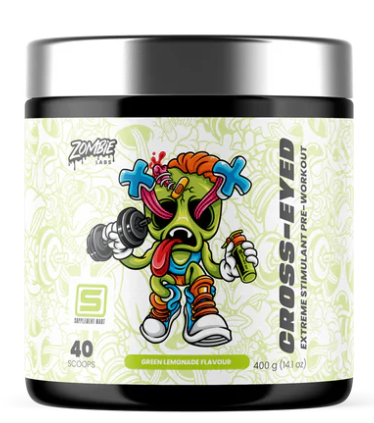 Zombie Labs Cross-Eyed Extreme Stimulant Pre-Workout 40 Serves Epidemic Energy Flavour