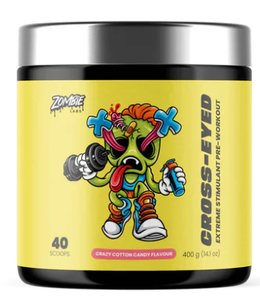 Zombie Labs Cross-Eyed Extreme Stimulant Pre-Workout 40 Serves Epidemic Energy Flavour
