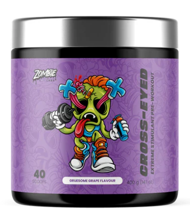 Zombie Labs Cross-Eyed Extreme Stimulant Pre-Workout 40 Serves Epidemic Energy Flavour