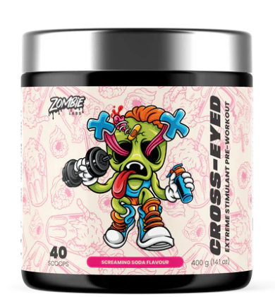 Zombie Labs Cross-Eyed Extreme Stimulant Pre-Workout 40 Serves Epidemic Energy Flavour
