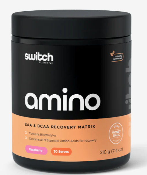 Switch Nutrition Amino Switch Raspberry BCAA and EAA Recovery Matrix 210 g
