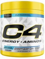 Cellucor C4 Energy + Aminos Powder | 5g BCAAS & Eaas for Muscle Recovery, 3 Electrolytes for Hydration, 100mg Natural Caffeine | Pre Workout | Zero Sugar, 30 Servings