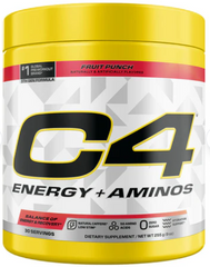 Cellucor C4 Energy + Aminos Powder | 5g BCAAS & Eaas for Muscle Recovery, 3 Electrolytes for Hydration, 100mg Natural Caffeine | Pre Workout | Zero Sugar, 30 Servings