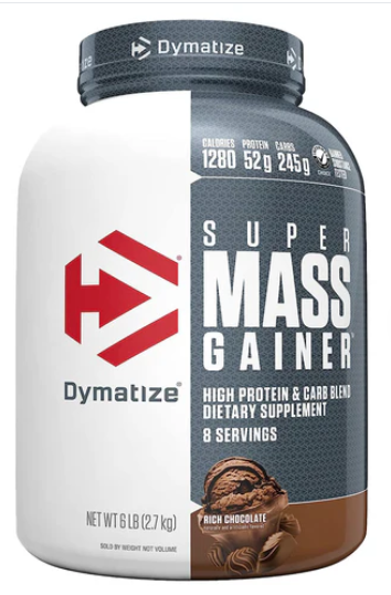 Dymatize Super Mass Gainer Protein Powder, 1280 Calories & 52g Protein, Gain Strength & Size Quickly, 10.7g BCAas, Mixes Easily, Tastes Delicious, Gourmet Vanilla, Gourmet Vanilla