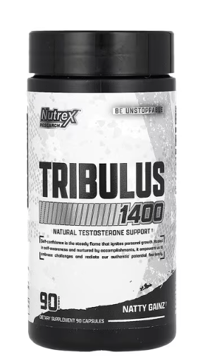 Nutrex Research Testosterone Support Tribulus 1400 Dietary Supplement 90 Capsule