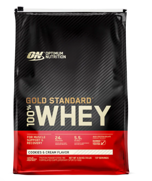 Optimum Nutrition Gold Standard 100% Whey Protein Powder,