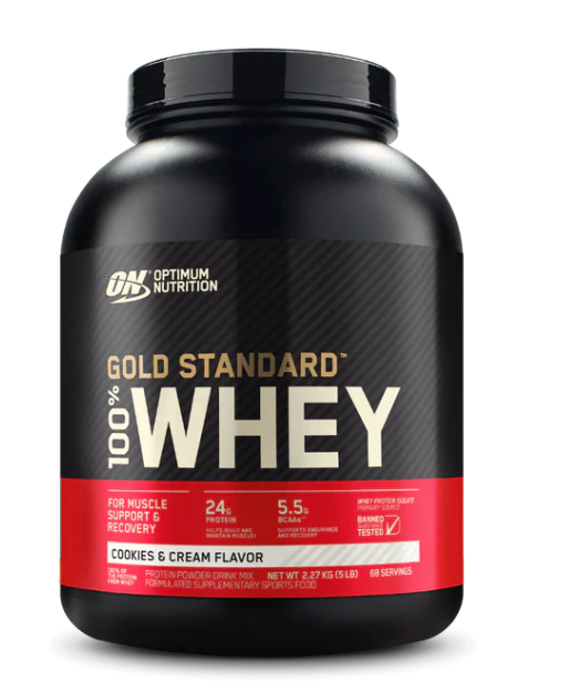 Optimum Nutrition Gold Standard 100% Whey Protein Powder,